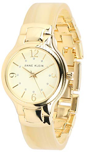 Anne Klein Women's AK-1869SVST Silver Metal Analog Quartz Fashion Watch