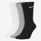 Nike Herren Everyday Lightweight Crew Trainings Socks (3 Pairs) Socken, Mehrfarbig, 38–42 (Herstellergröße: M)