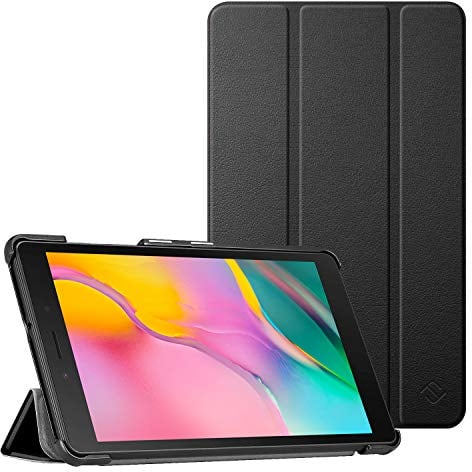 Fintie Hülle für Samsung Galaxy Tab A 8.0 SM-T290/T295 2019 - Ultra Schlank Kunstleder Schutzhülle Cover Case mit Standfunktion für Samsung Galaxy Tab A 8.0 Zoll 2019 Tablet, Schwarz