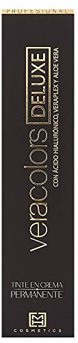 MH Cosmetics VeraColors Deluxe Tinte Capilar Premium Vegano 9/72 Rubio Muy Claro Tierra Irisado 60 ml
