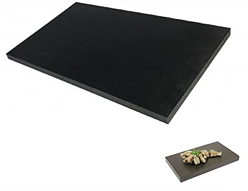 Planche à découper Gastro - En plastique - Taille XL ou XXL - Noir - 50 x 30 x 2 cm