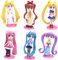 6 Stück Sailor Moon Mini Figuren Set Wopin Sailor Moon Birthday Cake Decoration,Mini Cake Figures für Anime Peripherie Dekor Geburtstag Party Kuchen Dekoration Kinder Geburtstagstorte Dekoration