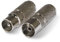 D-Home - 2 Fiches Coaxiales Mâles et Femelles 9.52mm à Visser - Métal - Connecteurs splitters Fiches Prises Adaptateurs Coaxiaux pour Antenne TV