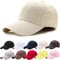 Etyepoh Baseball Cap für Herren und Damen, Unisex Kappe Verstellbar Reine Farbe Baseboard Baseballkappe Mütze (A-beige 02, one Size)