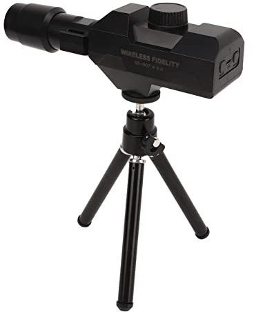 Télescope Numérique WiFi 50 M, Télescope Numérique Zoom 70X, Moniteur de Caméra Monoculaire 1920x1080, avec Trépied 1/4 Joints à Vis pour L'observation des Oiseaux