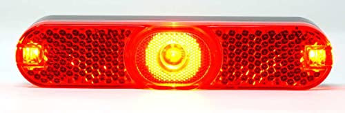 Rücklicht 6V bis 58V für e-Bike mit 3 LEDs An/Aus über e-Bike Display Montage am Gepäckträger