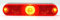 Rücklicht 6V bis 58V für e-Bike mit 3 LEDs An/Aus über e-Bike Display Montage am Gepäckträger