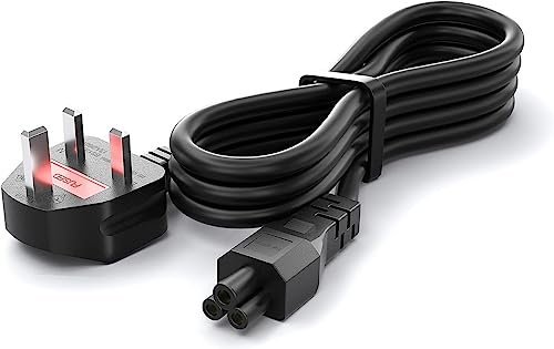 CYD 10FT(3m) Long AC Power Cord, 10A 125V 3 Prong Mickey Mous Power Cord Compatible with HP, Dell, Acer, Lenovo, Asus Laptop Computer Charger, Projector, Monitor, Scooter Power Cable, 1Pack