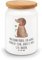Mr. & Mrs. Panda Vorratsdose Hund Blume - Geschenk, Haustier, Hundemama, Aufbewahrungsdosen Küche, Frischhaltedosen, Hundeliebe, Keramikdose, Hunde,