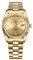 FINNIAN CADISEN Herren Automatische Mechanische Uhr mit Saphirglas Edelstahl Armband Klassisch lässig (Gold)