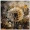ARTland Wanddeko Wandbild Alu Verbundplatte für Innen & Outdoor Bild Garten Pflanzen Blumen Pusteblume Abstrakt Collage Modern U4WR