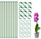 Orchideen Stäbe Pflanzenstütze, UCLEVER 60 Stück 40cm Pflanzenstab Blumenstütze Zimmerpflanzen Pflanzenhalter rankhilfe zimmerpflanzen Kunststoff Pflanzen Stabilisieren Stab Pflanzstab blumenhalter