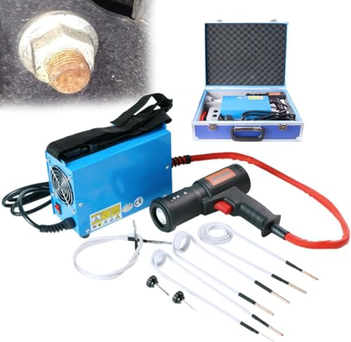 ExoticaBlend Kit de Chauffage à Induction Magnétique, Kit d'outils de Buster de Boulon à Induction de Chaleur sans Flamme pour Automobile 1500 W pour Le Retrait des Vis et Écrous Rouillés
