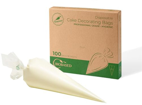 Keenpioneer Biobased Disposable Piping Bags 18 inch 100 Count