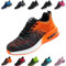 Nasogetch Chaussures de Sécurité Hommes Femme Basket de Securite Légère Confortable Respirante Embout Acier Protection Chaussures de Travail Orange EU 45
