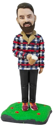 RODMAIE Wackelkopf-Puppe für Biertrinker, personalisierbar, Wackelkopf-Puppe für Biertrinker, personalisiertes Wackelkopf-Geschenk für Männer, Freund, Vater, Mutter, Frauen, NWW24022610A