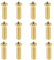 Volcano Nozzle 12 Stück Messing Düsen für Anycubic Kobra 2, Volcano 3D Drucker Düsen Set 0.2mm 0.4mm 0.6mm 0.8mm 1.0mm für 1.75 Filament 3D Drucker Artillery Genius/Sindwinder X1