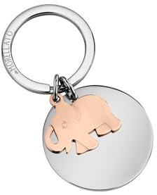 MORELLATO Portachiavi da Donna in Acciaio, Elefante, Collezione Lucky - SD7176