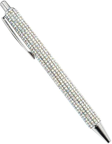 Generisch Glitzernde Stifte, ausgefallener Stift für Frauen | Kugelschreiber mit Strasssteinen „Bedazzled“,Einziehbare Glitzertinten-Schreibstifte für Geburtstag, Notizen, Schule, Zuhause