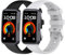 MIJOBS 2 Cinturini Compatibili con Huawei Band 9, Huawei Band 8 Sport Cinturino in Silicone, Semplice Modello di Base, Morbido, Traspirante Cinturino Huawei 8, Huawei 9 Cinturini di Ricambio