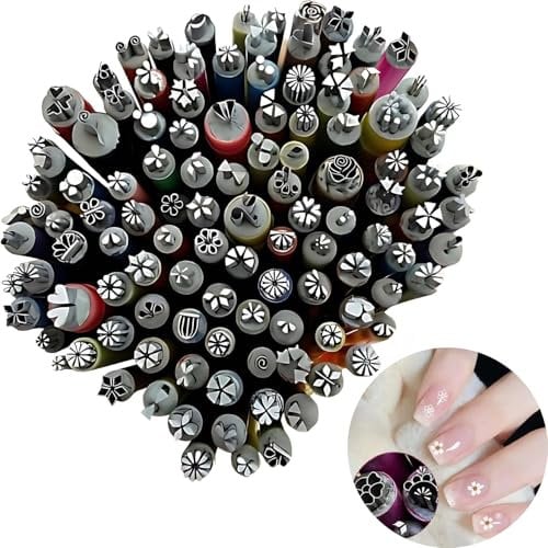 15PCS Nail Art Stamp Pen Set,Precision Nail Design Tools,DIY Nail Art Stamp Pen,Nail Art Tools Set for Girls,Nails Art Flower Stamp Pen,Nail Art Pens for DIY,Graffiti Dotting Pens for DIY Nail Art