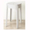 Stapelbare Hocker aus Kunststoff, tragbar, stapelbar, rund, stapelbar, für Café, Zuhause, 457 cm Sitzhöhe