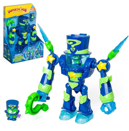 Superthings Ultra Striker Enigma Roboter Ultra Striker von Enigma aus der TV-Serie SuperThings Kazoom Power, enthält 1 Ultra Striker Roboter, 1 Exklusives Rätsel, 1 Zubehör