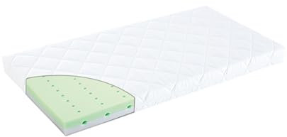 TRÄUMELAND - Babymatratze 70x140 cm Air Flow Basic | Atmungsaktive Babybettmatratze | Öko-Tex 100 Zertifiziert, hautfreundlich & allergikergeeignet | Waschbarer Baumwollbezug | Made in Austria