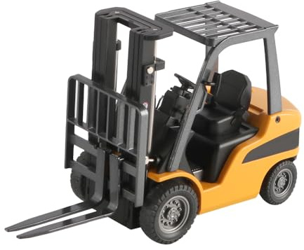 Laroal Modello di carrello elevatore in scala 1:50 Modello di auto da ingegneria in lega Modello di veicolo per carrello elevatore