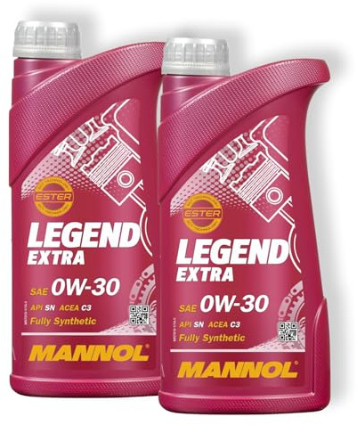 2x 1L Mannol Motoröl Legend Extra 0W-30