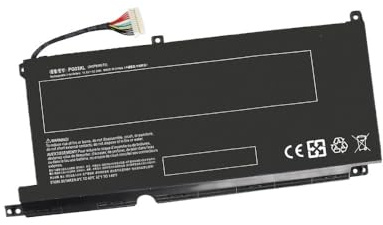 WLWOZMD Batterie PG03XL 52,5 Wh pour Ordinateur Portable HP Pavilion Gaming 15-DK, 15-EC, 15-DK0000, 15-DK0001NE, DK0020TX, DK0127TX, 15-EC1011NS, 16-A0124NG