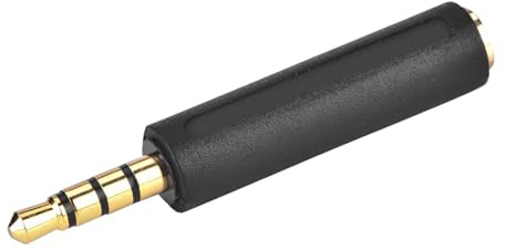 RASTKY 3,5 Mm OMTP auf CTIA -Adapter, Kompakter und Leichter Kopfhörer-Konverter für Smartphones und Tablets, Schwarz, 3 Stück (3PCS)