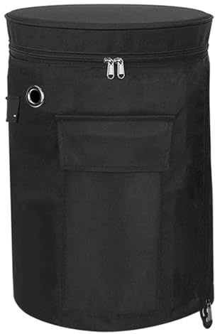 Temeemeg Propane Tank Cover, Waterproof & Windproof 600D Oxford Fabric Gas Tank Cover with Drawstring & Vents, Protective Storage Covers for Grill, Heater, Fire Pit.