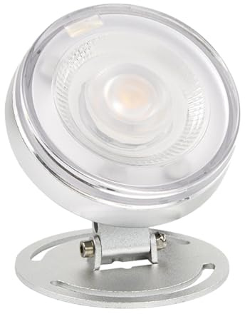 yeeplant LED-Unterwasser-Lichter für Teichpool, 12 W, 3000 K warmweiß, DC 12 V Tauchbrunnenlicht, IP68 wasserdicht, 8,9 cm Landschaftsbeleuchtung