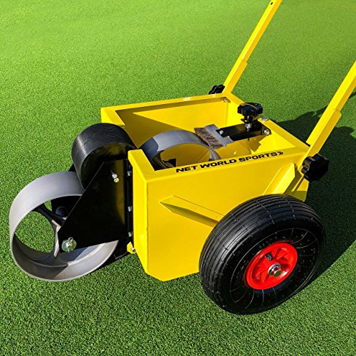 Net World Sports | StadiumMax Wheel Transfer Line Marking Machine | Sports Pitches & Court Marking | Multiple Wheel Thicknesses & Optional Paint (With 10L Tub of Paint, 4 Line Marker Thickness)