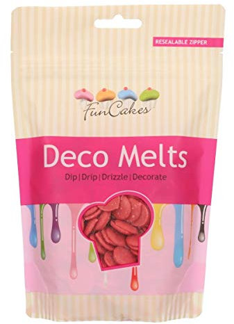 FunCakes Deko Melts, rot (1 x 250 g)