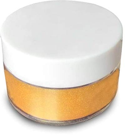 Polvo comestible de plata dorada con purpurina para alimentos, galletas, decoración de tartas y repostería.