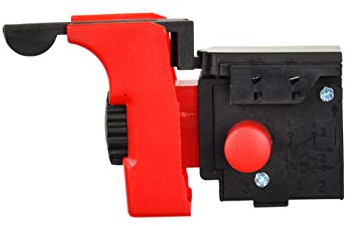 BSD Ersatz Taste Schalter Switch, Ersatzschalter für Bohrmaschine - Schalter mit Drehzahlregler - Model: FA2-6/1BEK - 4A 250V/8A 125V