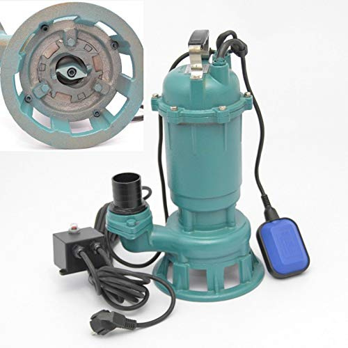 WEISBACH Fäkalienpumpe Schmutzwasserpumpe mit Cutter 1500W 300L/min