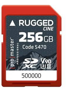 ProMaster SDXC 256GB Rugged, Memory Card, CINE UHS-II, (Model 5470)