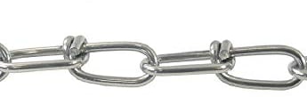 ARBO-INOX - Knotenkette - Edelstahl A4 - DIN5686 - rostfrei - Meterware (1,6mm)
