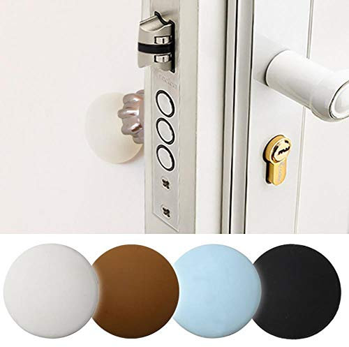 Tür-Sturz-Pad Türstopper Verdickung Mute Tür Fender Wand Fender Golf Modellierung Gummi Fender Lock Shockproof 7 Styles -W, grau
