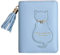 Oyccen Chat Mignon Portefeuille Femme Porte-Monnaie Gland Fermeture Éclair Pochette Court Porte-Cartes