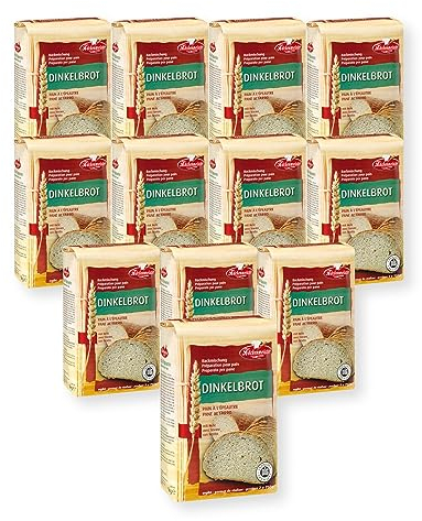 BIELMEIER 12 KG KÜCHENMEISTER Brotbackmischung Dinkelbrot a 1 KG Frießinger Mühle