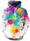 Loveternal Unisexe 3D coloré Peinture Impression Hoodies Hipster nouveauté surdimensionné Hip Hop Sweat à Capuche Sweatshirt pour Couple Juniors 3XL
