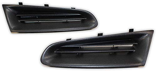 Grilles de calandre pare-chocs noires droite et gauche | Installation facile & qualité OEM | Compatible avec Renault Clio 3 III | FINAO AUTOPARTS