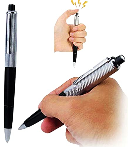 HshDUti Gadget Gag Blague Drôle Kuso Prank Trick Jouet Fantaisie Cadeau Électrique Choc Stylo Amusant Jouet Blague à Ami Choc Électrique Crayon Trick Prank Gag Gadget pour Fool's Day Surprise Pratique