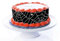 Tortenband Spinnennetz essbar - 4 Stück á 24cm x 5cm passend für Torten bis 30 cm zum mitessen - kreative Dekoration für Torten