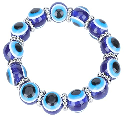 Tbest evil eye bracelet, Türkisches Auge armband Für Frauen,Evil Eye Perlenarmband, Armband Auge Nazar Kinder Zartes und Professionelles Türkisblaues Auge Armband Auge für Glück
