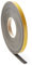 JIMMY GUM - Guarnizione Paraspifferi Finestre e Porte Nera 5x10 mm - Guarnizione Adesiva Applicabile Fai da te - Striscia Sigillante 10m per Porte e Finestre - Guarnizione Porta Blindata